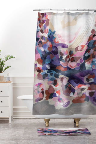 Laura Fedorowicz Determined Darling Shower Curtain And Mat