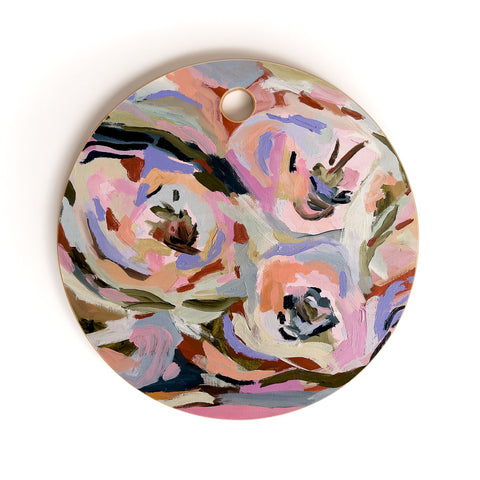 Laura Fedorowicz Expressive Floral Cutting Board Round