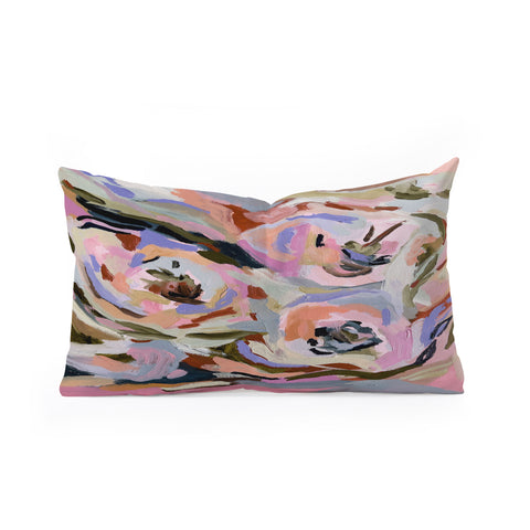 Laura Fedorowicz Expressive Floral Oblong Throw Pillow