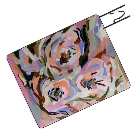 Laura Fedorowicz Expressive Floral Picnic Blanket