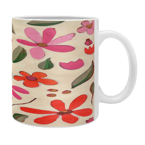 Laura Fedorowicz Fall Floral Painted Coffee Mug