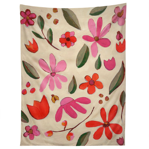 Laura Fedorowicz Fall Floral Painted Tapestry