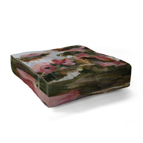 Laura Fedorowicz Floral Muse Floor Pillow Square