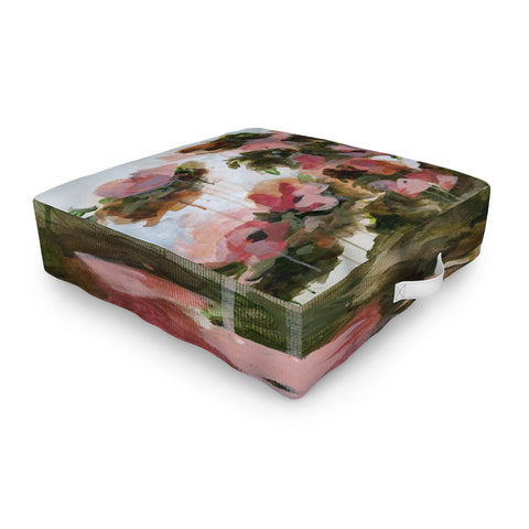Laura Fedorowicz Floral Muse Outdoor Floor Cushion