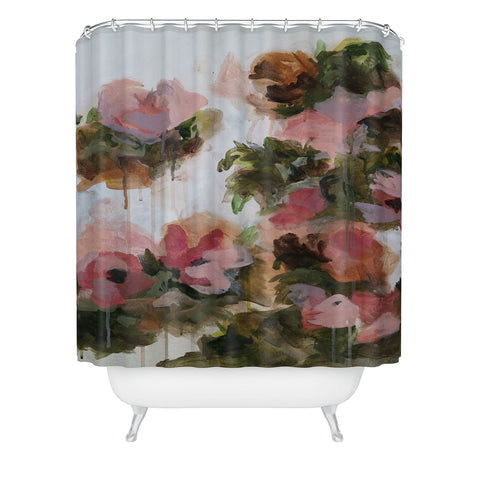 Laura Fedorowicz Floral Muse Shower Curtain