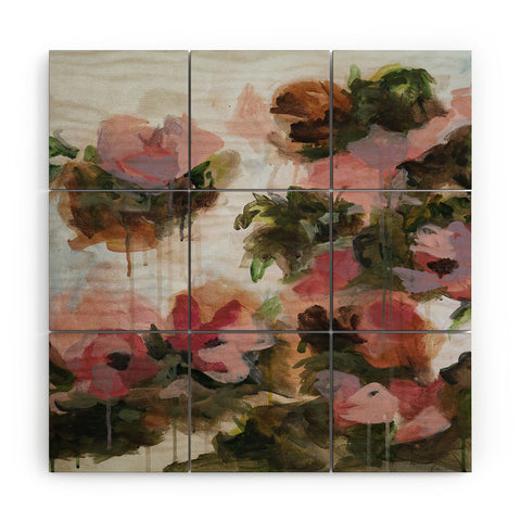 Laura Fedorowicz Floral Muse Wood Wall Mural