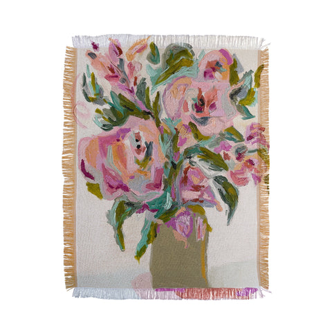 Laura Fedorowicz Floral Study Throw Blanket