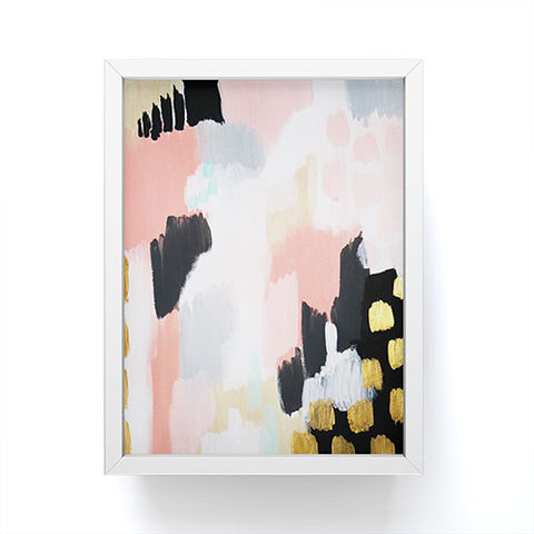 Laura Fedorowicz Footprints Framed Mini Art Print
