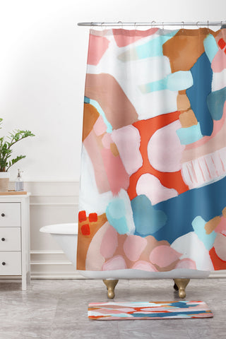 Laura Fedorowicz For the Good Shower Curtain And Mat