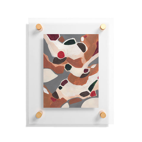 Laura Fedorowicz Gingerbread Geometric Floating Acrylic Print