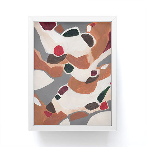 Laura Fedorowicz Gingerbread Geometric Framed Mini Art Print