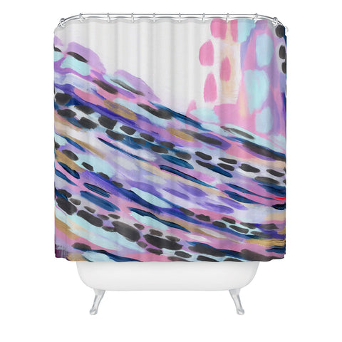 Laura Fedorowicz Glimmer Shower Curtain