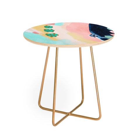 Laura Fedorowicz Happy is Contagious Round Side Table
