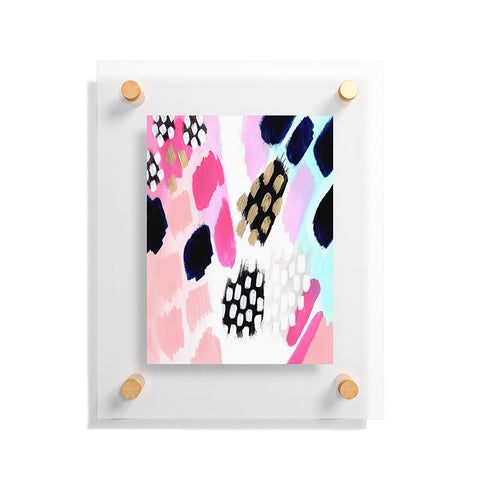 Laura Fedorowicz Hot Pink Abstract Floating Acrylic Print