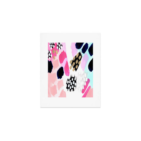 Laura Fedorowicz Hot Pink Abstract Art Print