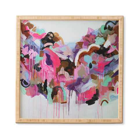 Laura Fedorowicz I Love the Flamingos Framed Wall Art