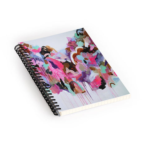 Laura Fedorowicz I Love the Flamingos Spiral Notebook