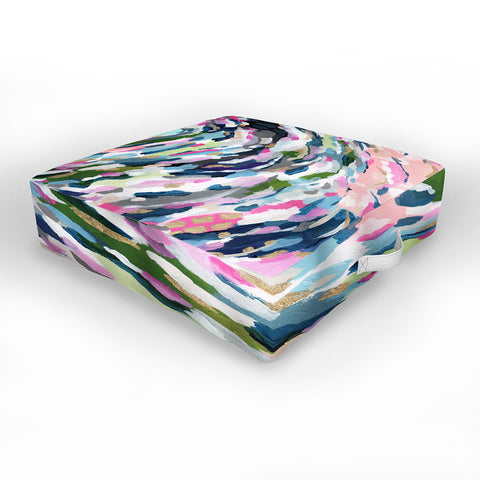 Laura Fedorowicz Id Paint You Brighter Outdoor Floor Cushion