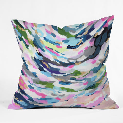 Laura Fedorowicz Id Paint You Brighter Outdoor Throw Pillow