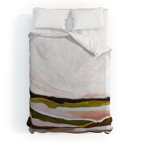 Laura Fedorowicz Journey to Here Duvet Cover