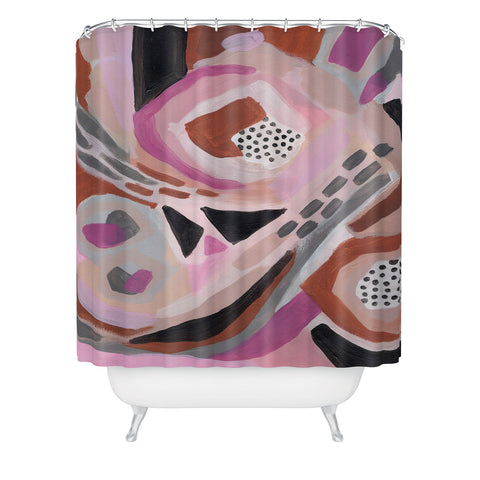 Laura Fedorowicz Journey with Me Shower Curtain