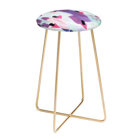 Laura Fedorowicz Just Gems Abstract Counter Stool