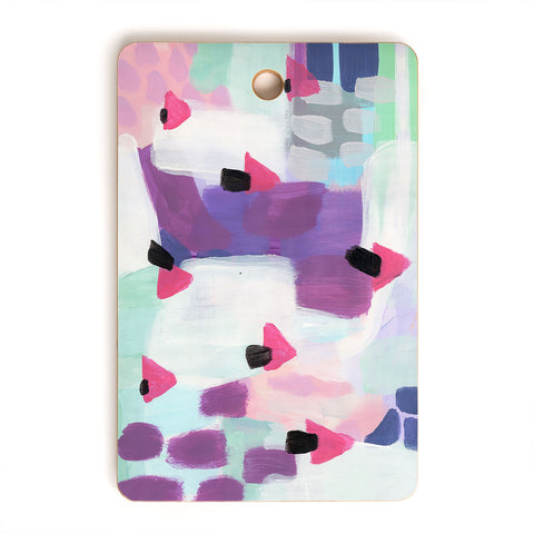 Laura Fedorowicz Just Gems Abstract Cutting Board Rectangle