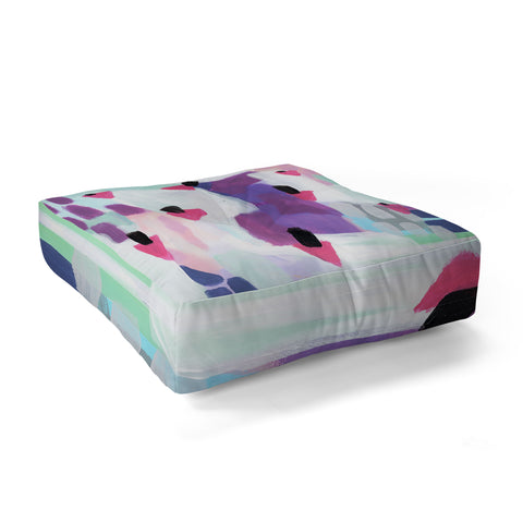 Laura Fedorowicz Just Gems Abstract Floor Pillow Square
