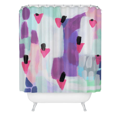 Laura Fedorowicz Just Gems Abstract Shower Curtain