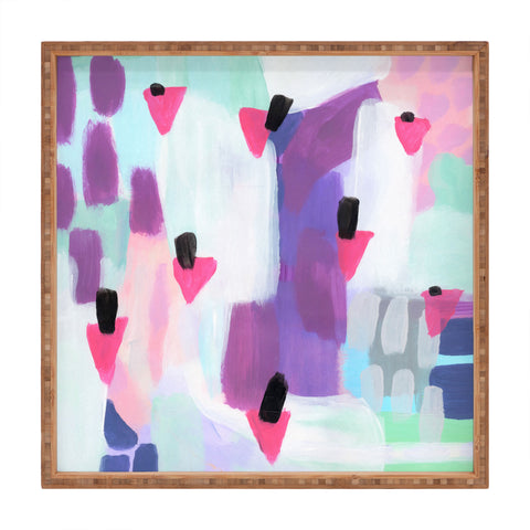 Laura Fedorowicz Just Gems Abstract Square Tray