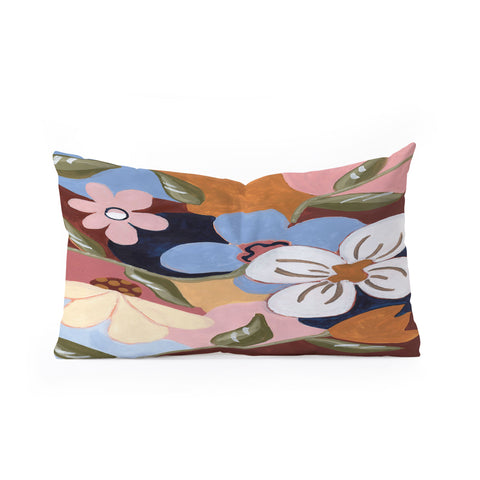 Laura Fedorowicz Like the Flowers Need the Rain Oblong Throw Pillow