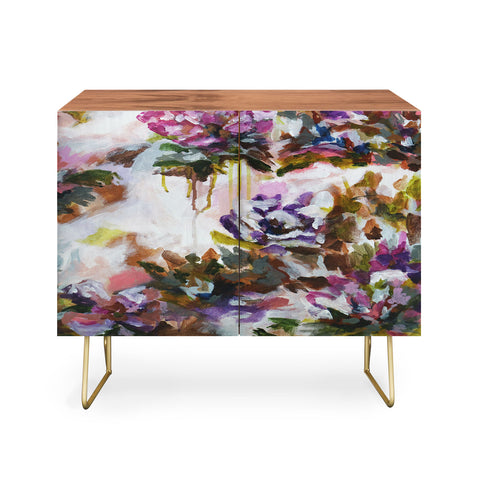 Laura Fedorowicz Lotus Flower Abstract One Credenza