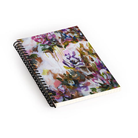 Laura Fedorowicz Lotus Flower Abstract One Spiral Notebook