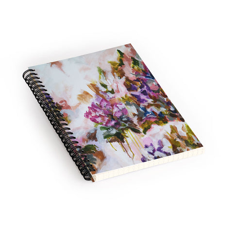 Laura Fedorowicz Lotus Flower Abstract Two Spiral Notebook