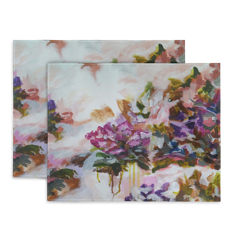 Laura Fedorowicz Lotus Flower Abstract Two Placemat