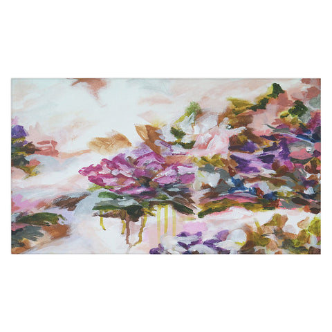 Laura Fedorowicz Lotus Flower Abstract Two Tablecloth