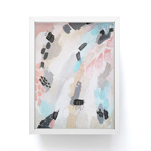 Laura Fedorowicz Oatmeal Rain Framed Mini Art Print