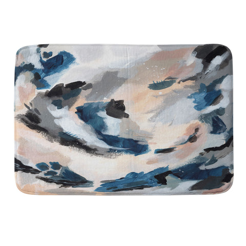 Laura Fedorowicz Parchment Abstract One Memory Foam Bath Mat