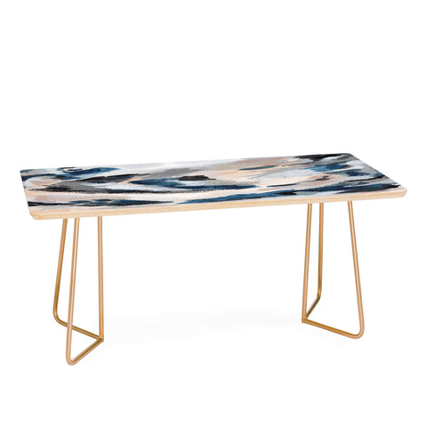 Laura Fedorowicz Parchment Abstract One Coffee Table