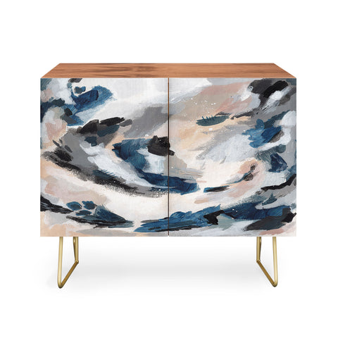 Laura Fedorowicz Parchment Abstract One Credenza