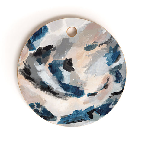 Laura Fedorowicz Parchment Abstract One Cutting Board Round