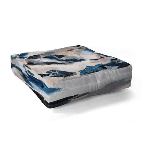 Laura Fedorowicz Parchment Abstract One Floor Pillow Square