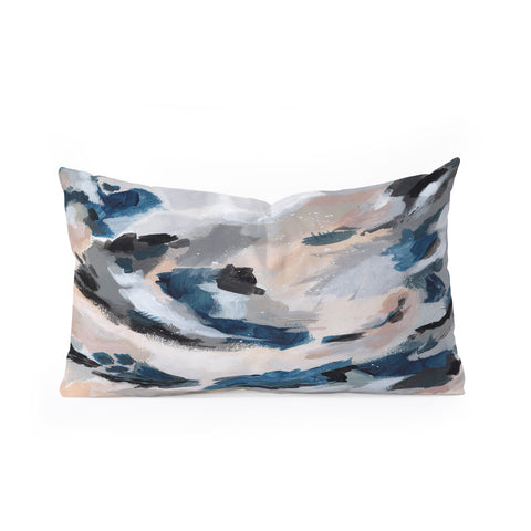 Laura Fedorowicz Parchment Abstract One Oblong Throw Pillow