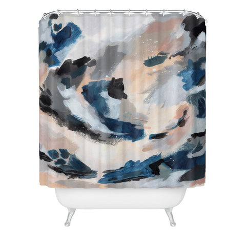 Laura Fedorowicz Parchment Abstract One Shower Curtain