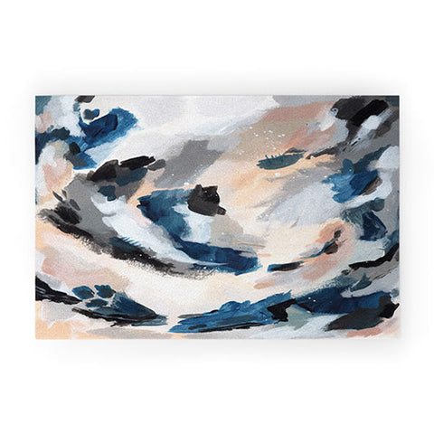 Laura Fedorowicz Parchment Abstract One Welcome Mat