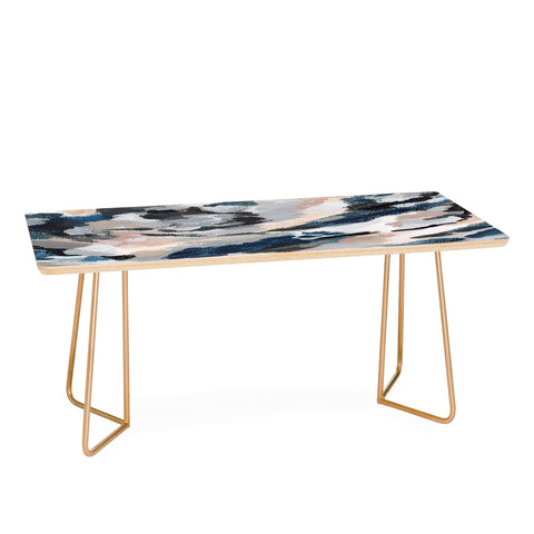 Laura Fedorowicz Parchment Abstract Three Coffee Table