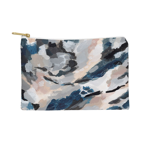 Laura Fedorowicz Parchment Abstract Three Pouch
