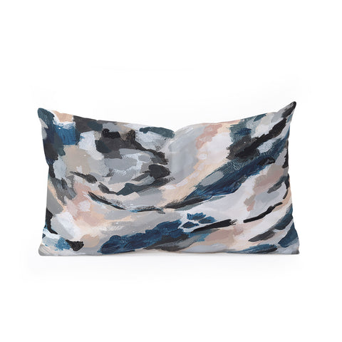 Laura Fedorowicz Parchment Abstract Three Oblong Throw Pillow