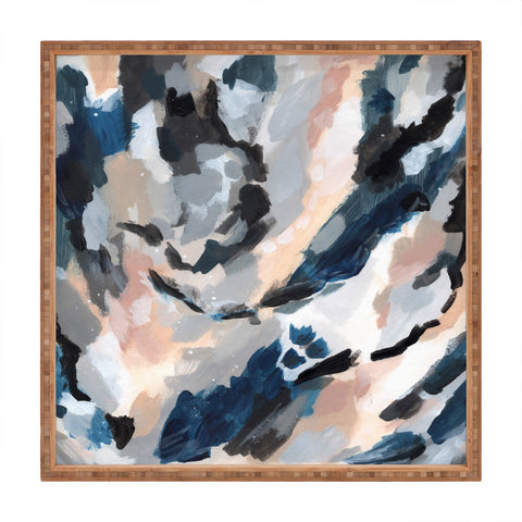 Laura Fedorowicz Parchment Abstract Three Square Tray