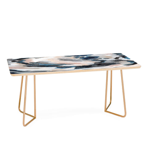 Laura Fedorowicz Parchment Abstract Two Coffee Table